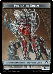 Phyrexian Golem // Energy Reserve Double-Sided Token [Modern Horizons 3 Tokens] | The CG Realm