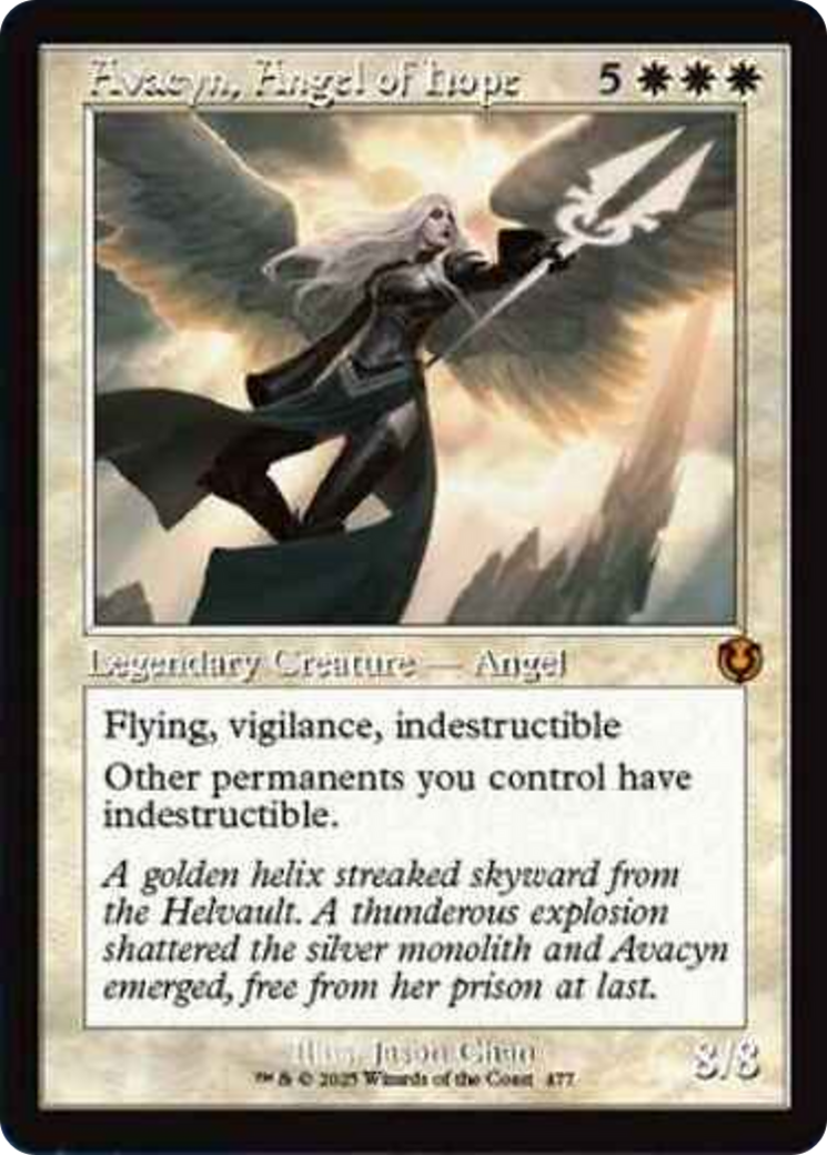 Avacyn, Angel of Hope (Retro Frame) [Innistrad Remastered] | The CG Realm