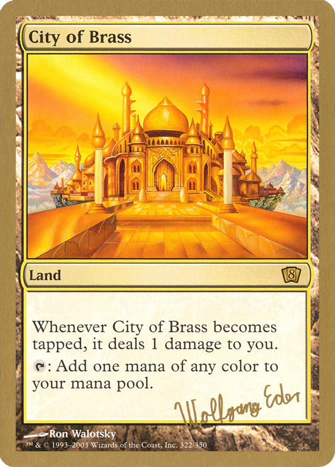 City of Brass (Wolfgang Eder) [World Championship Decks 2003] | The CG Realm