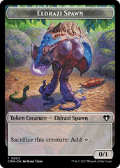 Eldrazi Spawn // Construct (0042) Double-Sided Token [Commander Masters Tokens] | The CG Realm