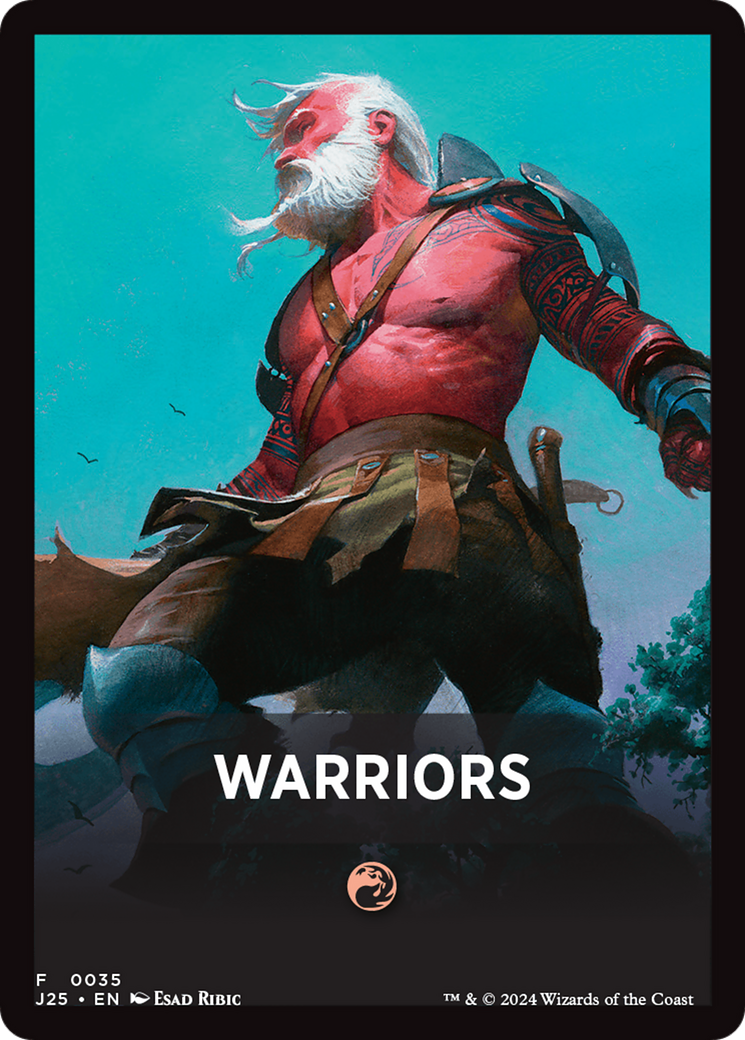 Warriors Theme Card [Foundations Jumpstart Front Cards] | The CG Realm