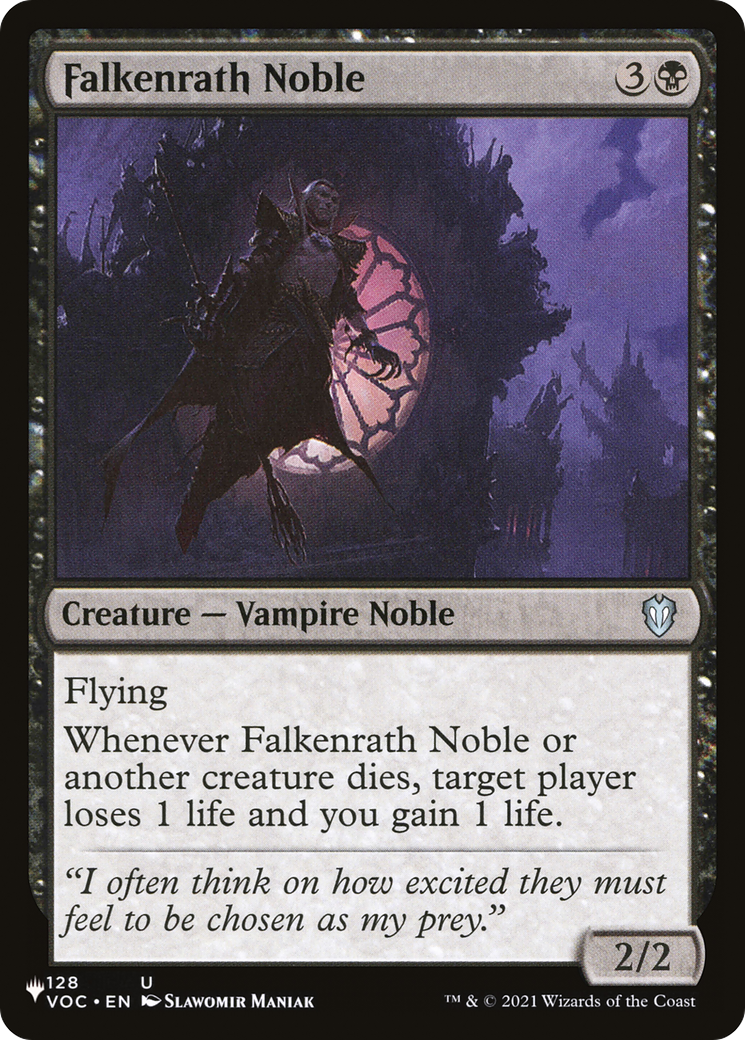 Falkenrath Noble [The List] | The CG Realm