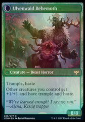 Ulvenwald Oddity // Ulvenwald Behemoth [Innistrad: Crimson Vow Prerelease Promos] | The CG Realm