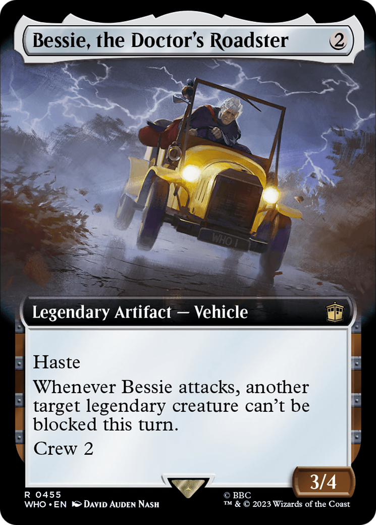 Bessie, the Doctor's Roadster (Extended Art) [Doctor Who] | The CG Realm