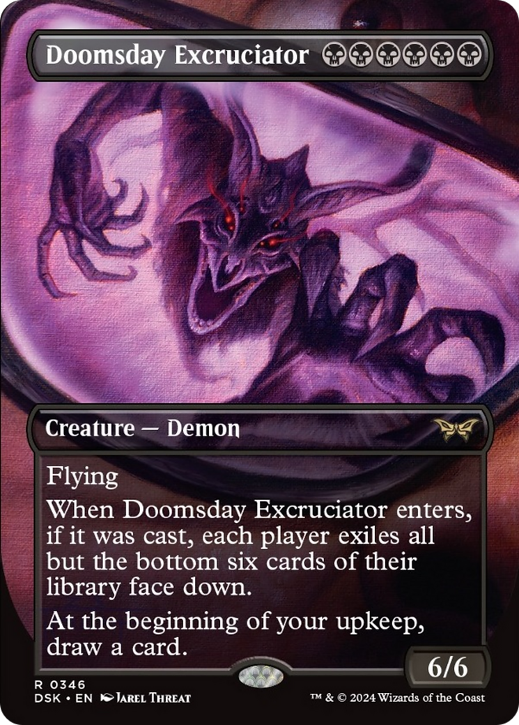 Doomsday Excruciator (Borderless) [Duskmourn: House of Horror] | The CG Realm