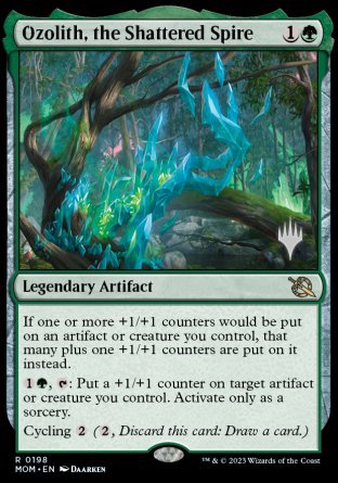 Ozolith, the Shattered Spire (Promo Pack) [March of the Machine Promos] | The CG Realm