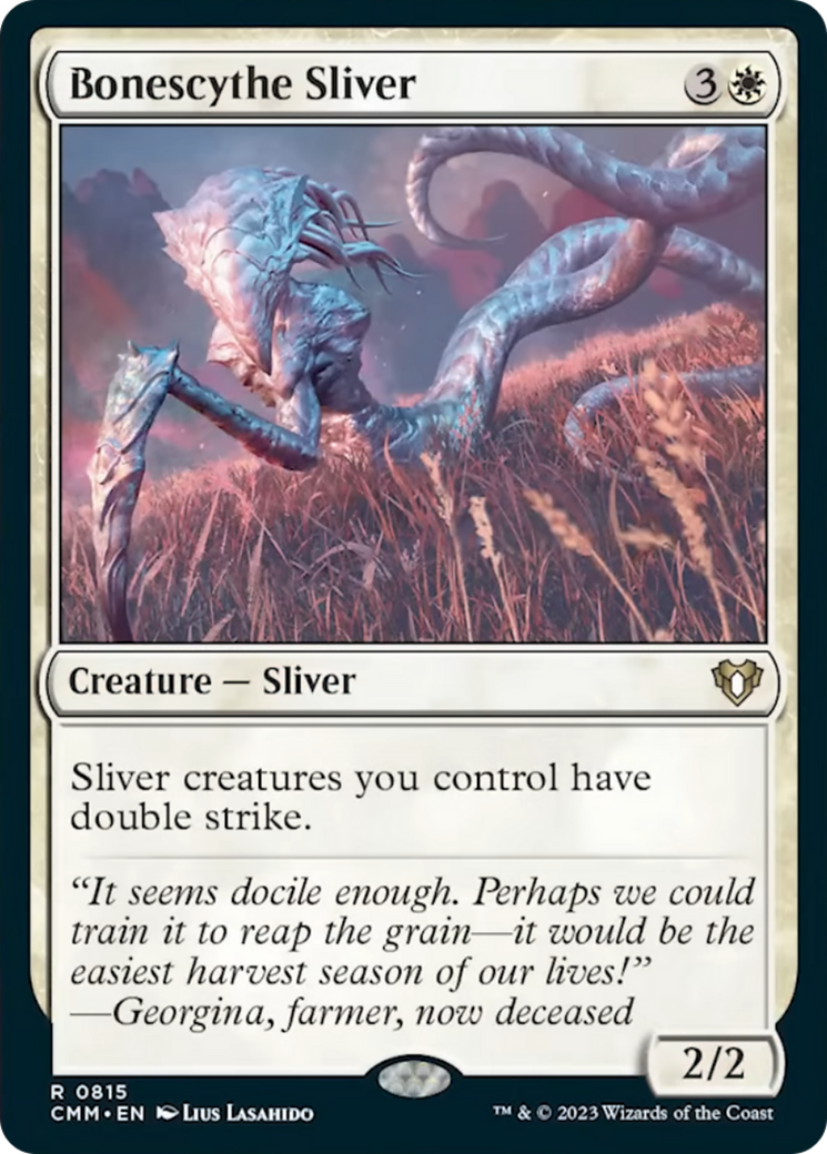 Bonescythe Sliver [Commander Masters] | The CG Realm