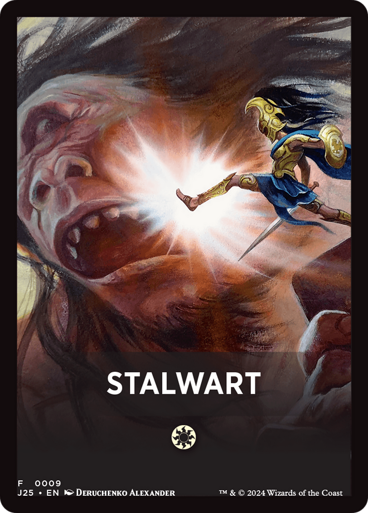 Stalwart Theme Card [Foundations Jumpstart Front Cards] | The CG Realm