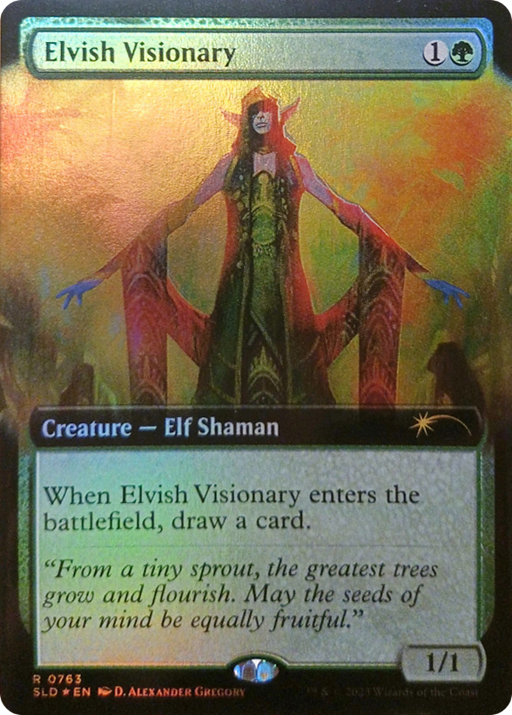 Elvish Visionary (Extended Art) [Secret Lair Drop Series] | The CG Realm