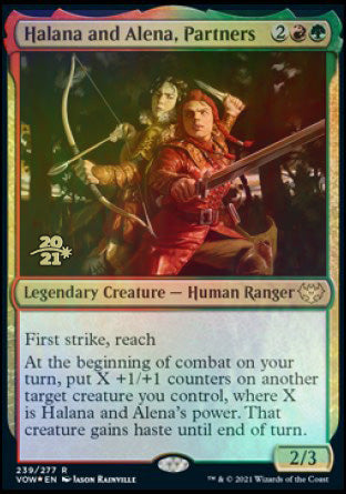 Halana and Alena, Partners [Innistrad: Crimson Vow Prerelease Promos] | The CG Realm