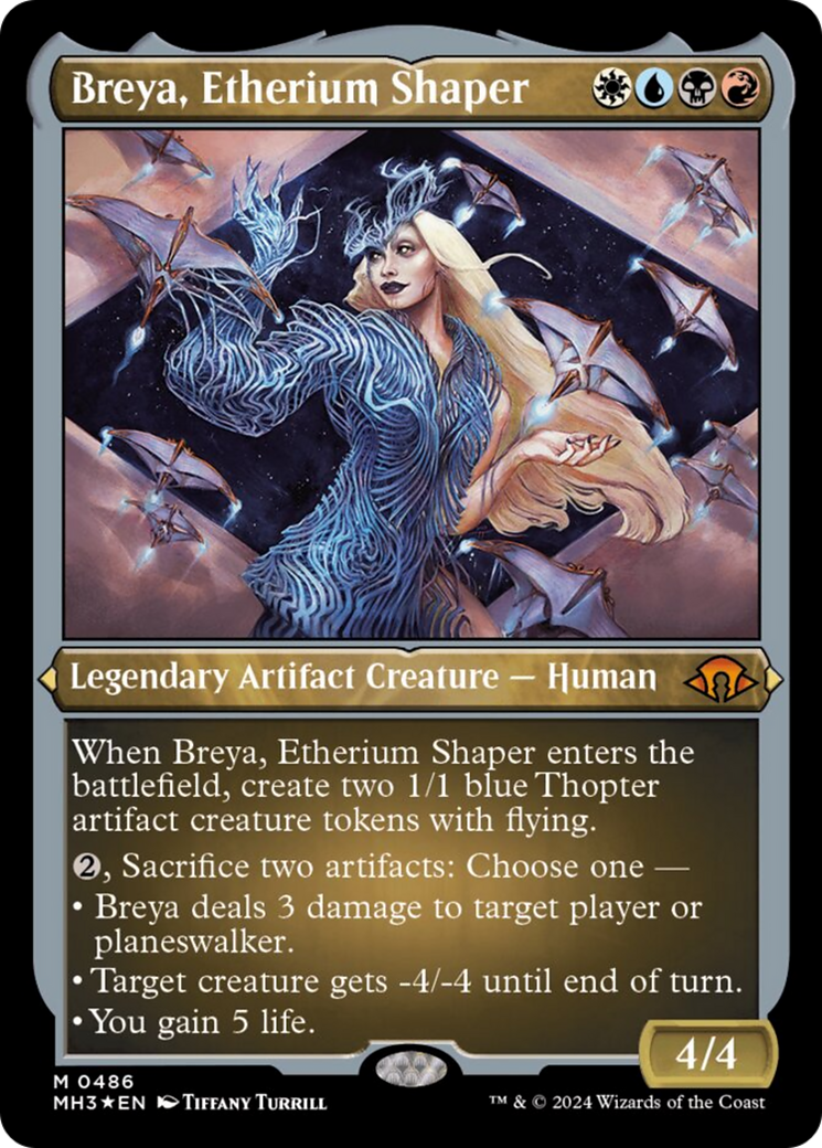 Breya, Etherium Shaper (Foil Etched) [Modern Horizons 3] | The CG Realm