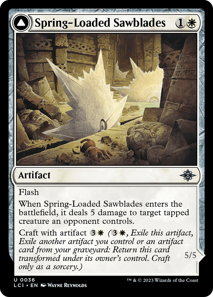 Spring-Loaded Sawblades // Bladewheel Chariot [The Lost Caverns of Ixalan] | The CG Realm