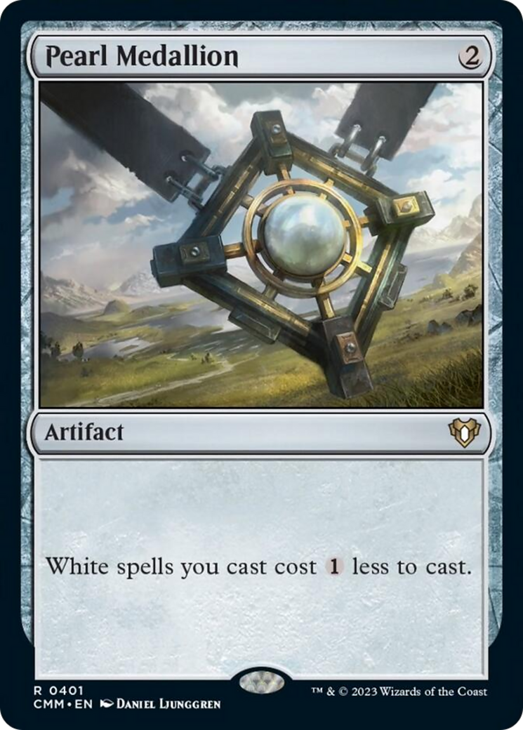 Pearl Medallion [Commander Masters] | The CG Realm