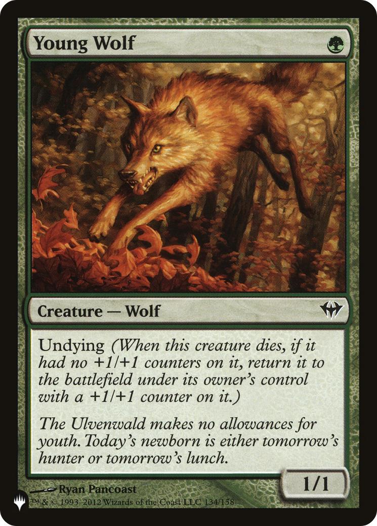 Young Wolf [The List Reprints] | The CG Realm