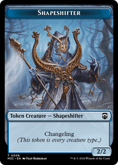 Dragon // Shapeshifter (0008) Double-Sided Token [Modern Horizons 3 Commander Tokens] | The CG Realm