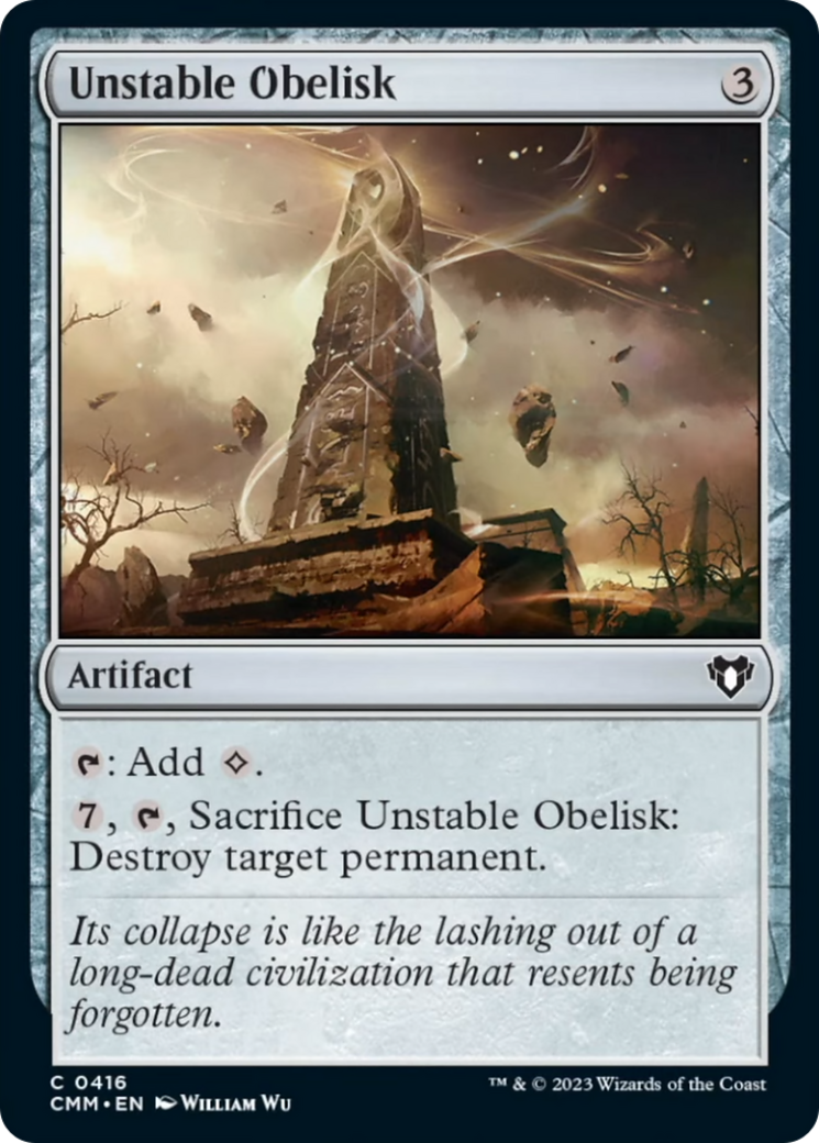 Unstable Obelisk [Commander Masters] | The CG Realm