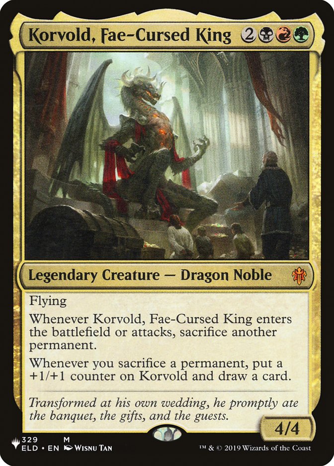 Korvold, Fae-Cursed King [The List] | The CG Realm