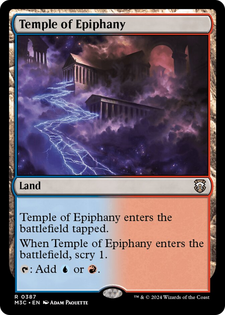 Temple of Epiphany [Modern Horizons 3 Commander] | The CG Realm