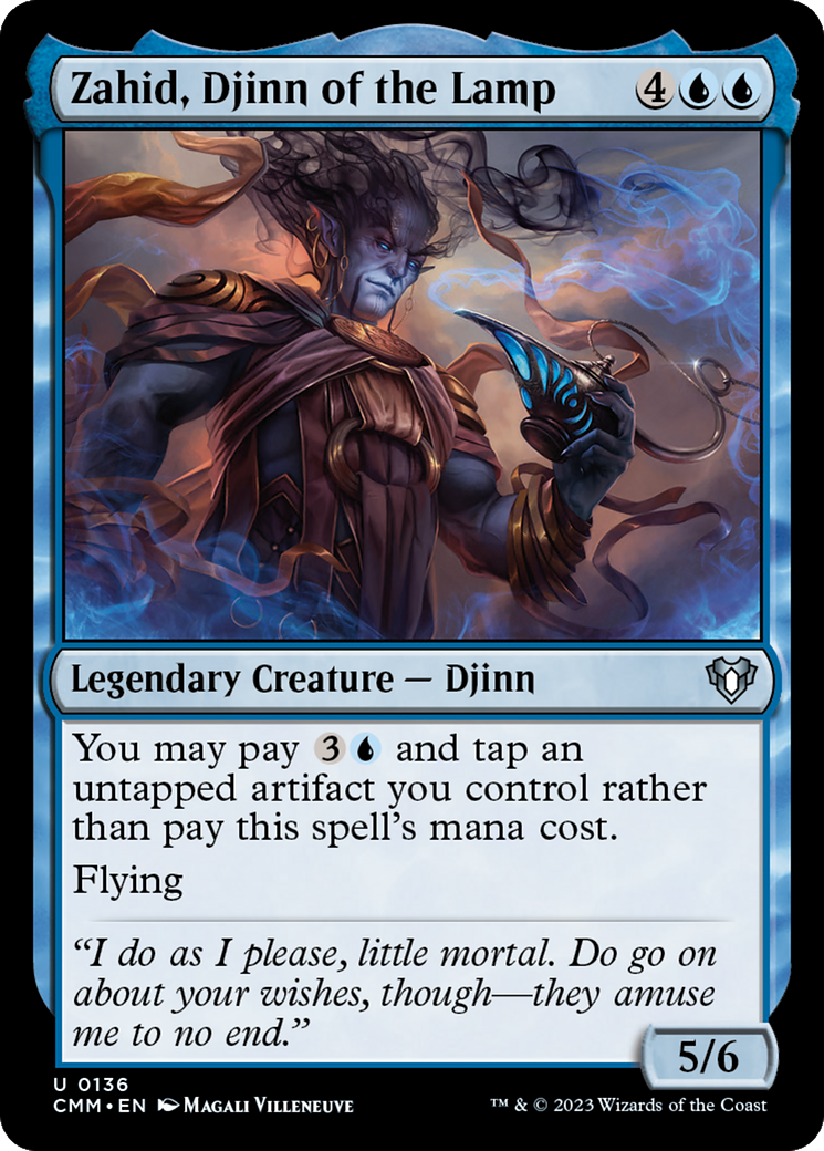 Zahid, Djinn of the Lamp [Commander Masters] | The CG Realm