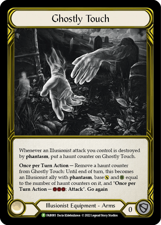 Ghostly Touch (Golden) [FAB085] (Promo)  Cold Foil | The CG Realm