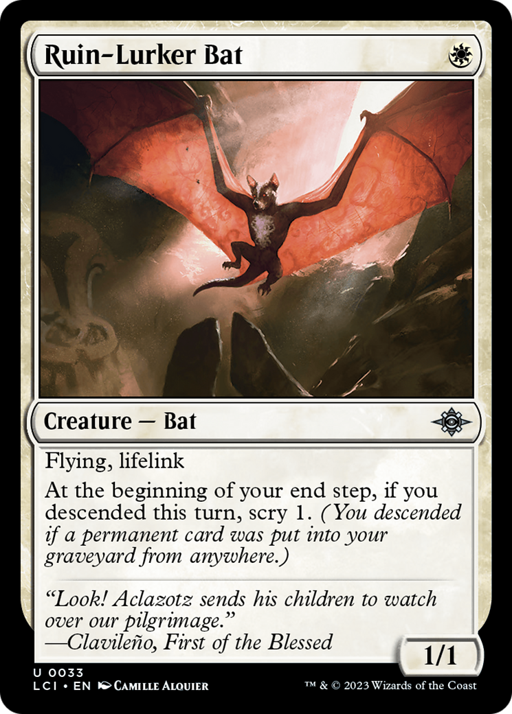 Ruin-Lurker Bat [The Lost Caverns of Ixalan] | The CG Realm