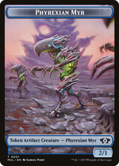 Phyrexian Myr // Phyrexian Hydra (11) Double-Sided Token [March of the Machine Tokens] | The CG Realm