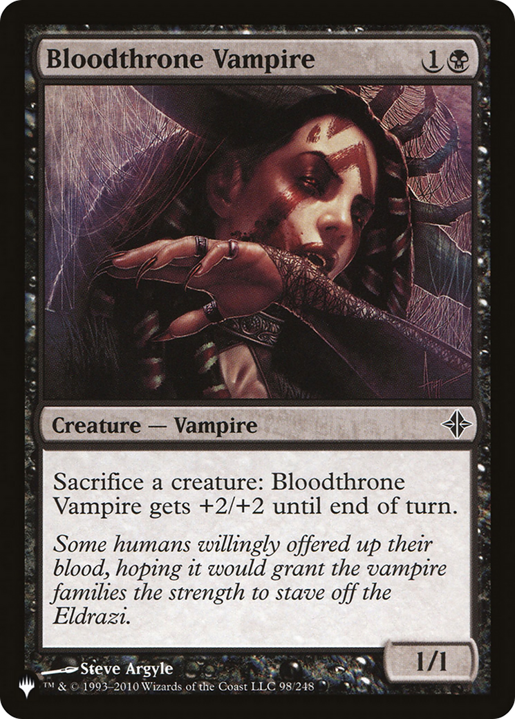 Bloodthrone Vampire [The List Reprints] | The CG Realm