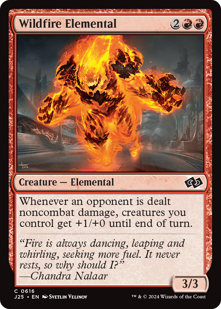 Wildfire Elemental [Foundations Jumpstart] | The CG Realm