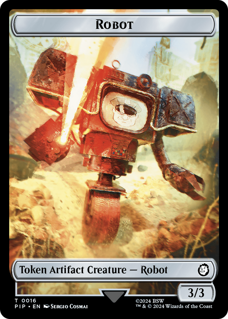 Energy Reserve // Robot Double-Sided Token [Fallout Tokens] | The CG Realm