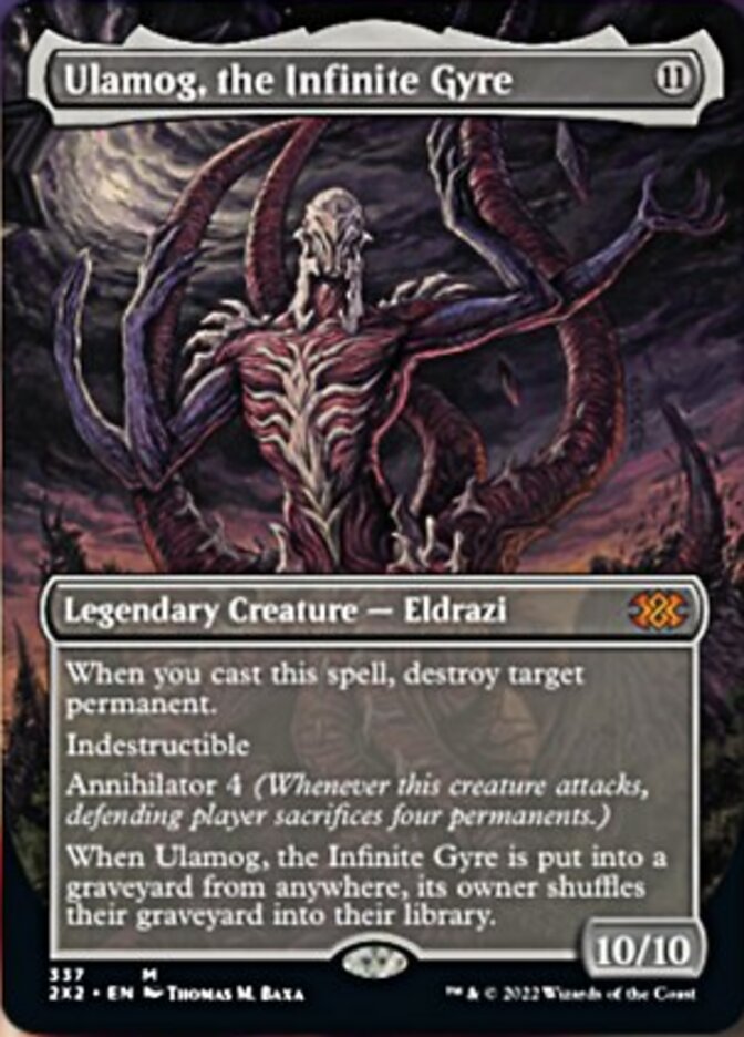 Ulamog, the Infinite Gyre (Borderless Alternate Art) [Double Masters 2022] | The CG Realm