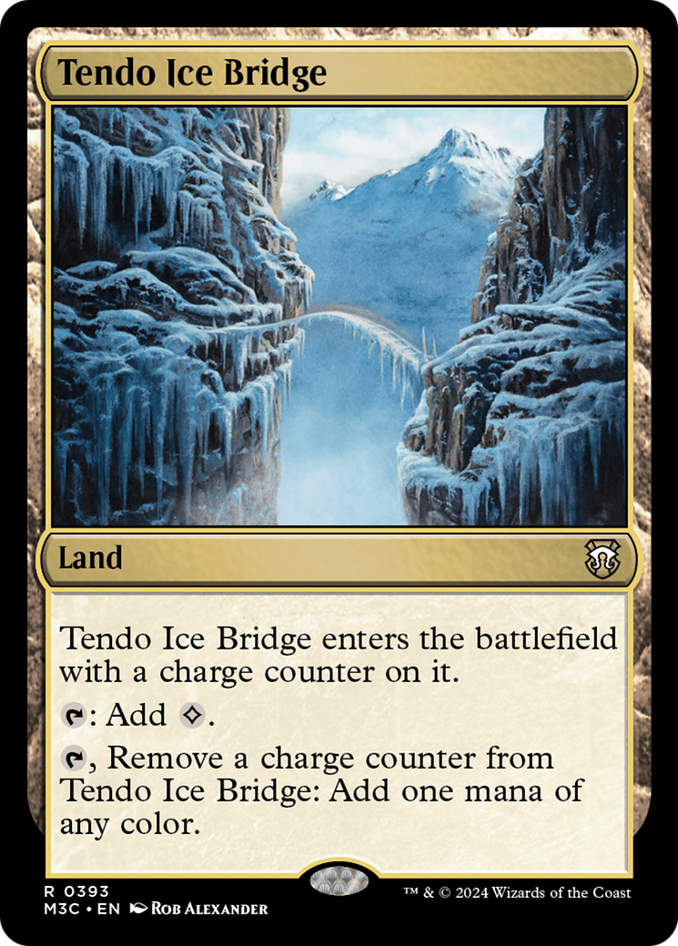 Tendo Ice Bridge (Ripple Foil) [Modern Horizons 3 Commander] | The CG Realm