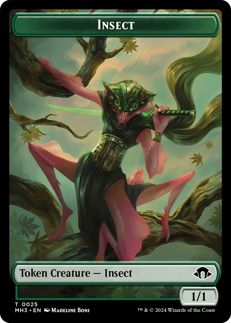 Insect Token (0025) [Modern Horizons 3 Tokens] | The CG Realm