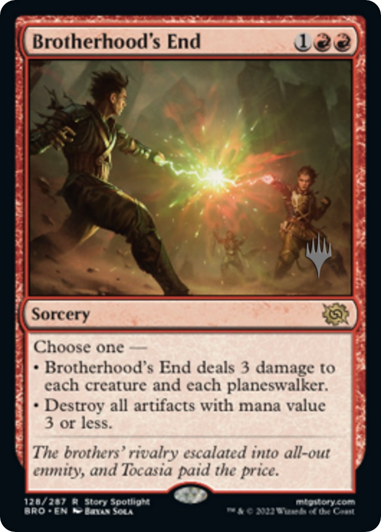 Brotherhood's End (Promo Pack) [The Brothers' War Promos] | The CG Realm