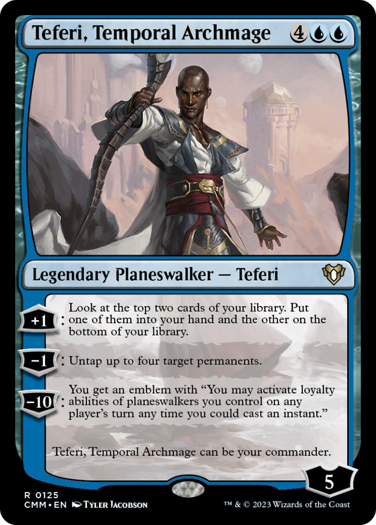 Teferi, Temporal Archmage [Commander Masters] | The CG Realm