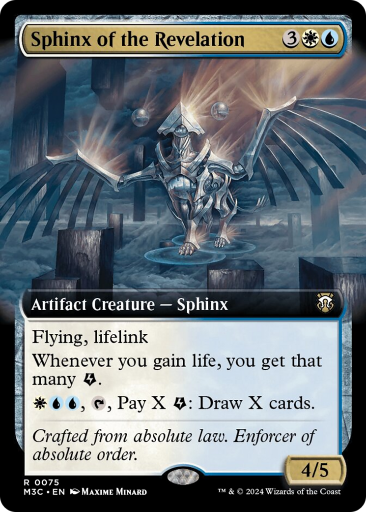 Sphinx of the Revelation (Extended Art) [Modern Horizons 3 Commander] | The CG Realm