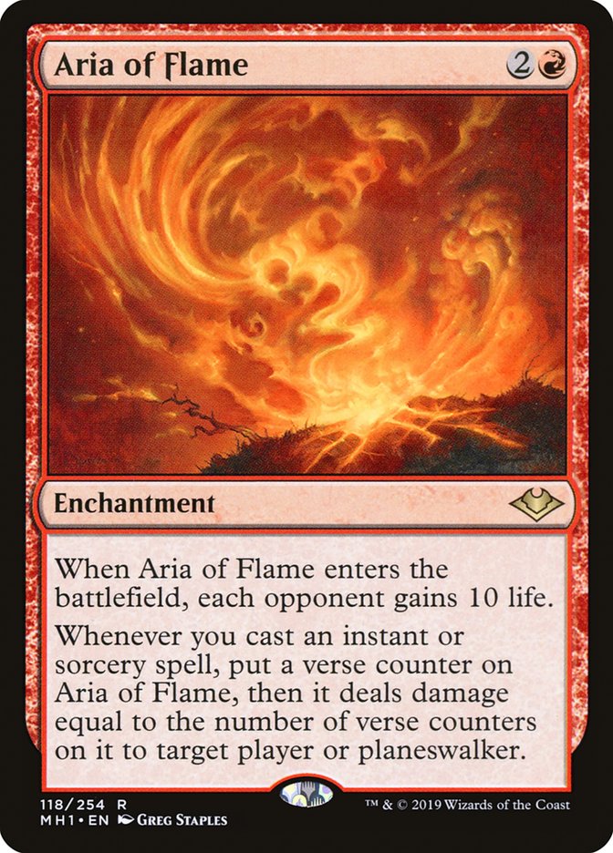 Aria of Flame [Modern Horizons] | The CG Realm