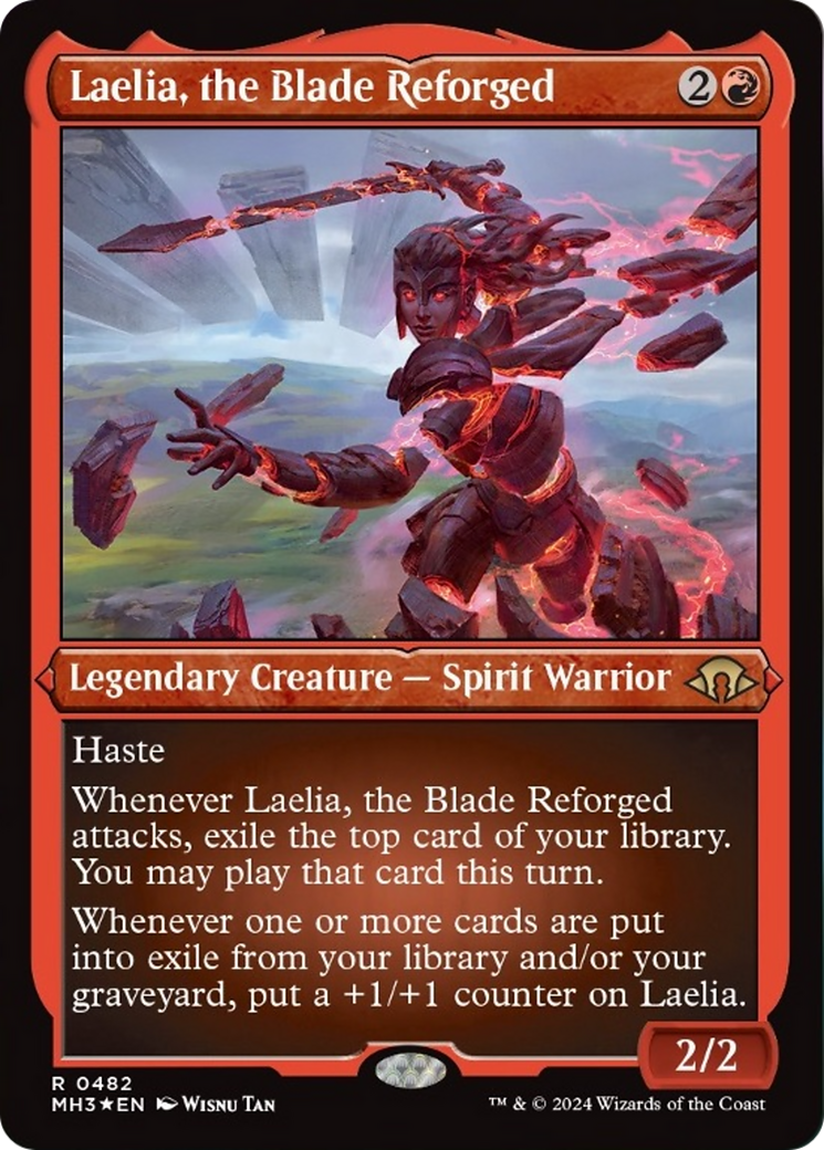 Laelia, the Blade Reforged (Foil Etched) [Modern Horizons 3] | The CG Realm