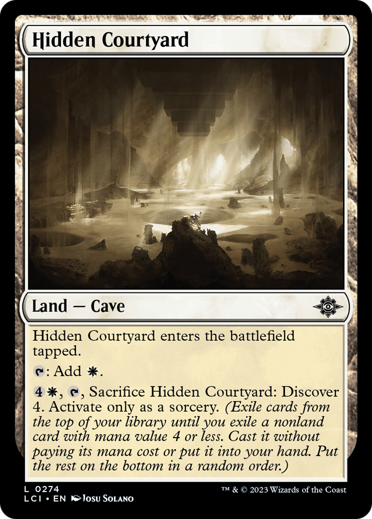 Hidden Courtyard [The Lost Caverns of Ixalan] | The CG Realm