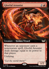 Gleeful Arsonist (Extended Art) [Duskmourn: House of Horror Commander] | The CG Realm