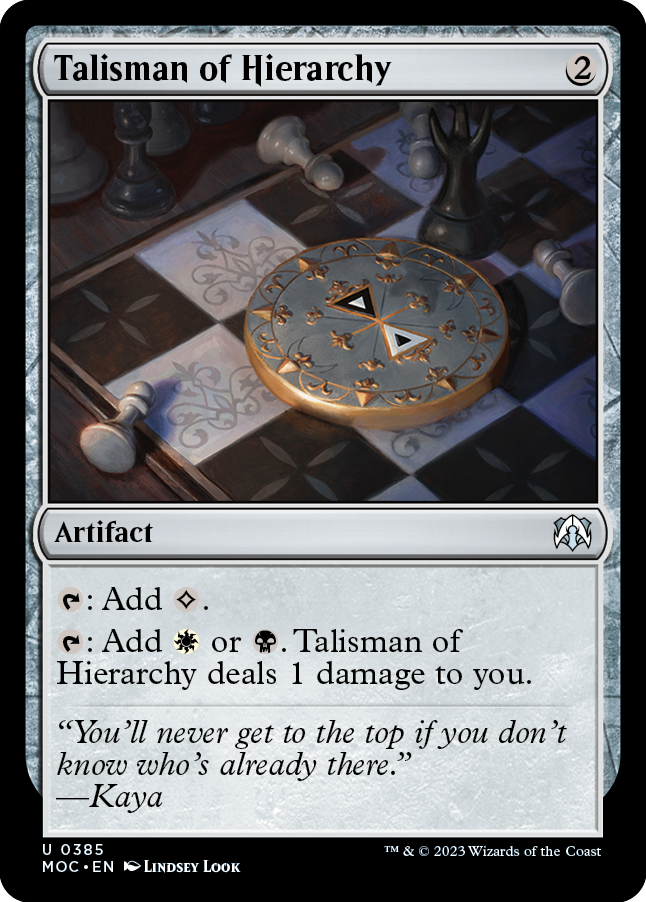 Talisman of Hierarchy [March of the Machine Commander] | The CG Realm