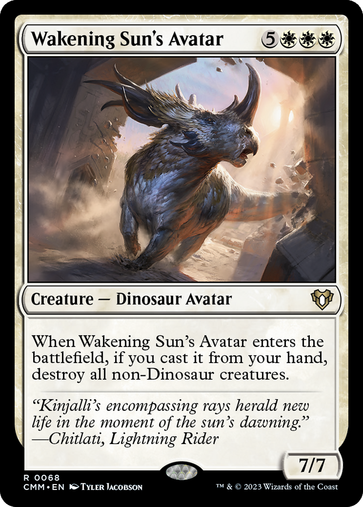 Wakening Sun's Avatar [Commander Masters] | The CG Realm