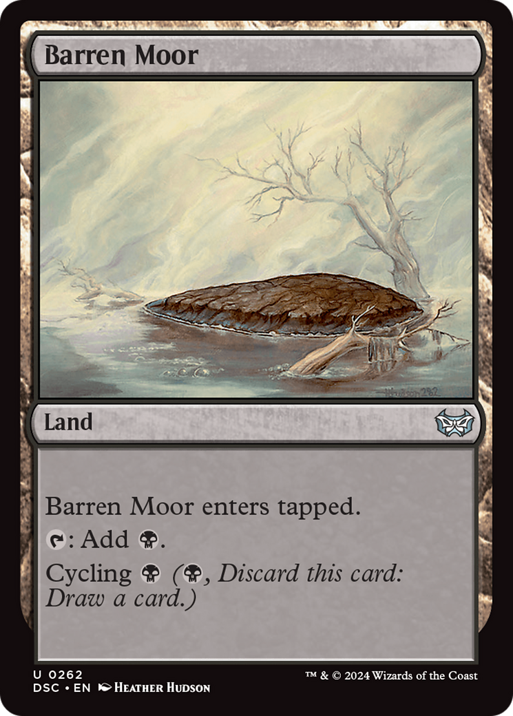 Barren Moor [Duskmourn: House of Horror Commander] | The CG Realm