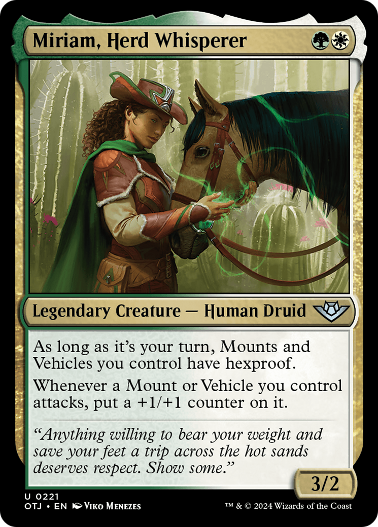 Miriam, Herd Whisperer [Outlaws of Thunder Junction] | The CG Realm