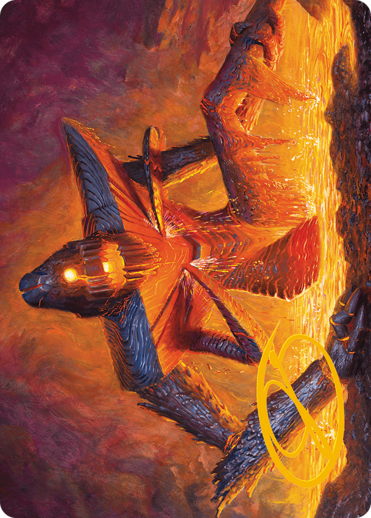 Molten Gatekeeper Art Card (Gold-Stamped Signature) [Modern Horizons 3 Art Series] | The CG Realm