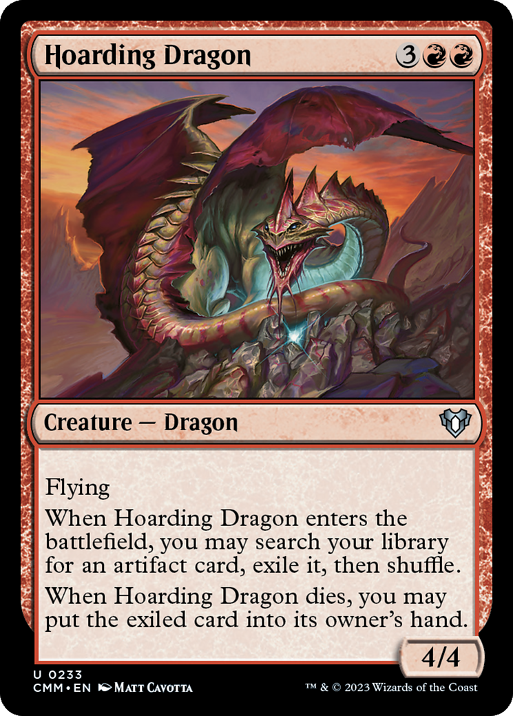 Hoarding Dragon [Commander Masters] | The CG Realm