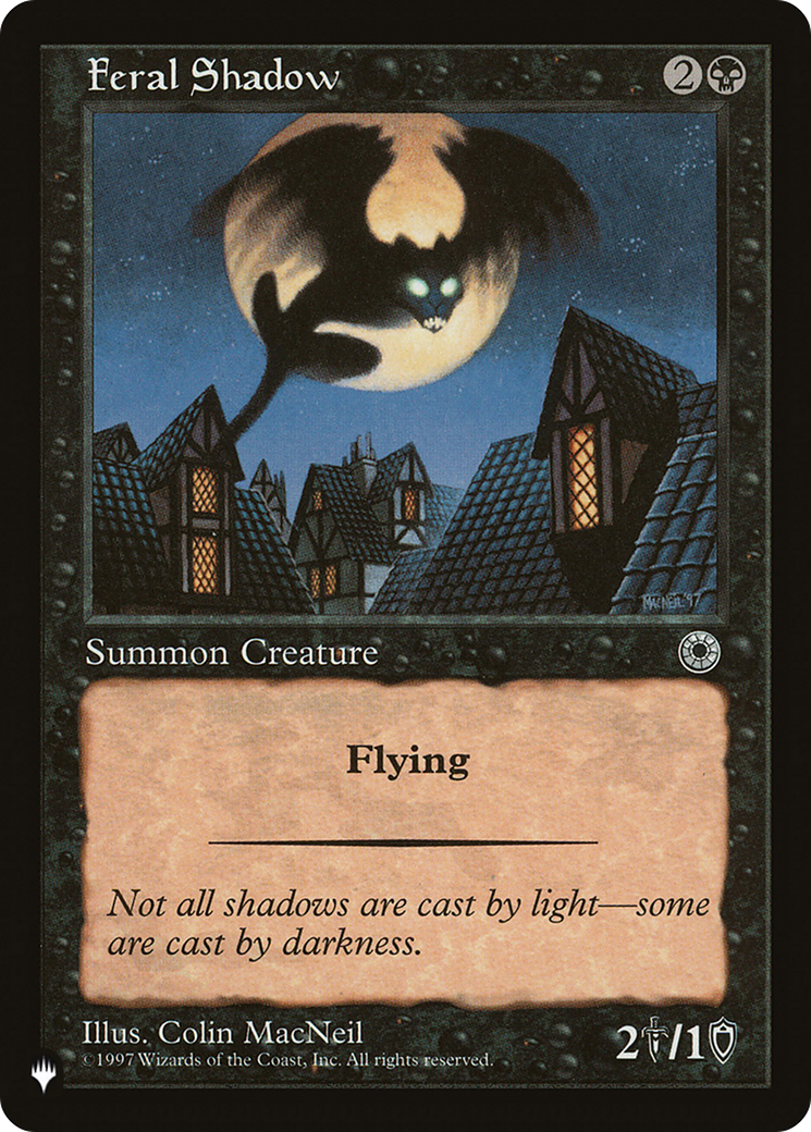 Feral Shadow [The List Reprints] | The CG Realm