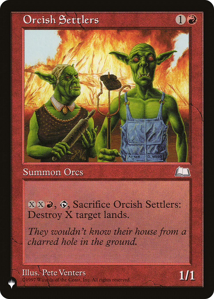 Orcish Settlers [The List Reprints] | The CG Realm