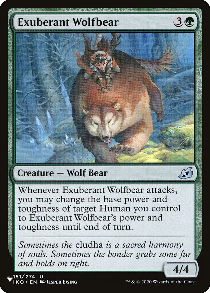 Exuberant Wolfbear [The List] | The CG Realm