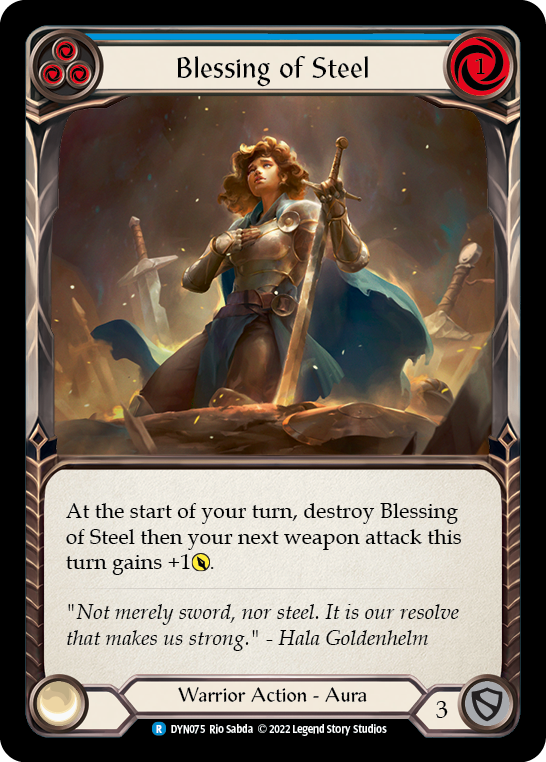 Blessing of Steel (Blue) [DYN075] (Dynasty) | The CG Realm