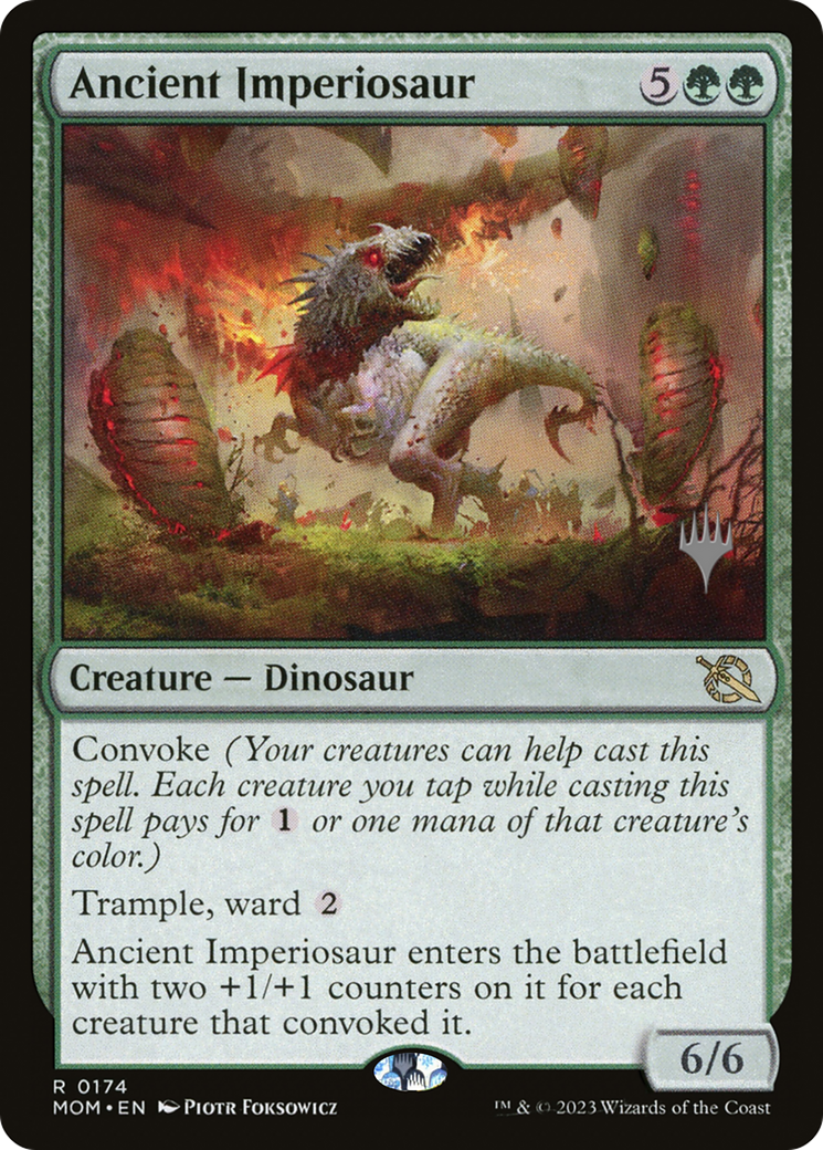 Ancient Imperiosaur (Promo Pack) [March of the Machine Promos] | The CG Realm